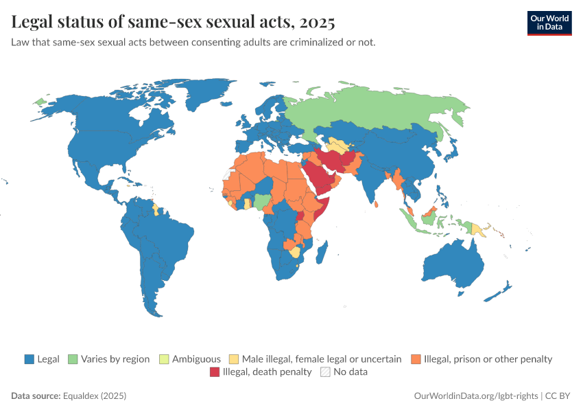 A thumbnail of the "Legal status of same-sex sexual acts" chart