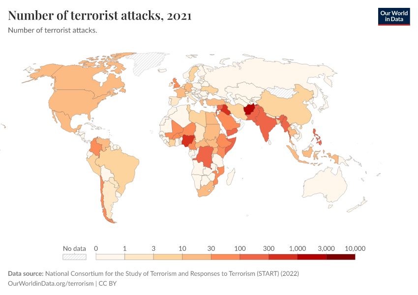 A thumbnail of the "Number of terrorist attacks" chart